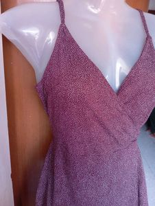 H&amp;M Sparkly Wrap Dress