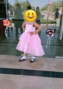 Party Wear Pink Frock