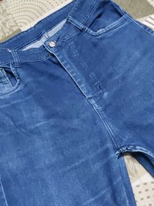 Dark Blue Denim Jeans