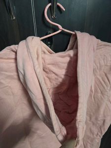 Peach Top With Attached Cap