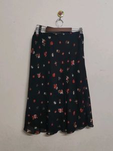 Floral Print Skirt