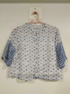 🔹BIBA🔹geometric Printed Top