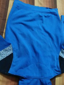 Men&#39;s Blue &amp; Black Casual Hoodie