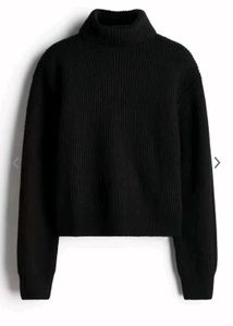 Last Deal H&amp;M UNUSED Polo Neck Jumper Crop