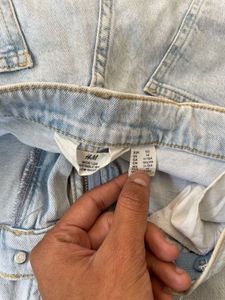 H&amp;M Light Blue Cargo Jeans