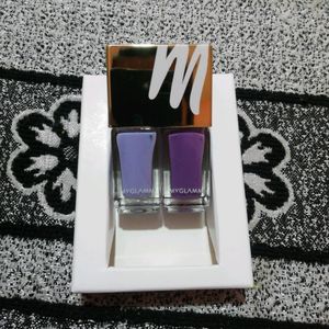 Myglamm Two Of Your Kind Nail Enamel Wine Testing