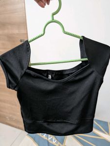 Black Crop Top