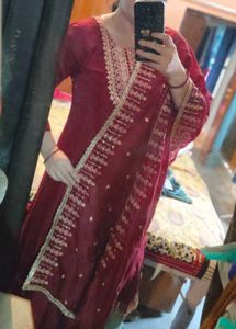 party wear Anarkali set