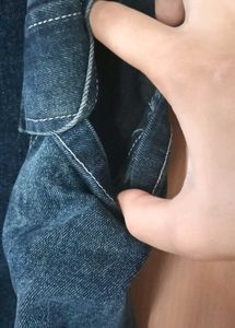 Vintage denim cargo jeans