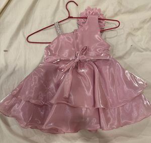 Pink Flower Girl Dress