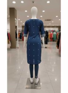 Embroidered Blue Kurta