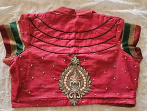 Embroidered Net Blouse