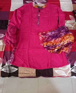 Pink Kurta Set