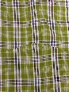 Fresh &amp; Chic Green Checked Crop Top
