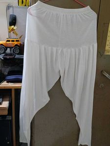 white patiyala Women pant