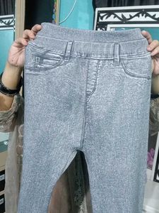Gray Jeggings like new grey colour legging ❤️