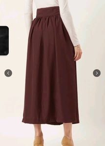 A Solid MAXI Puff Skirt