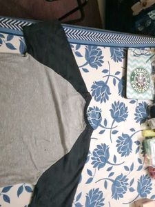 USA FLAG AND STARS T SHIRT WITH POCKET