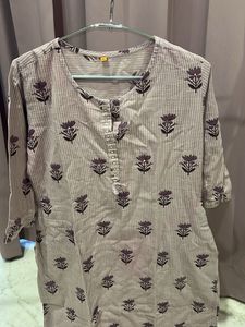 Floral Print Kurta