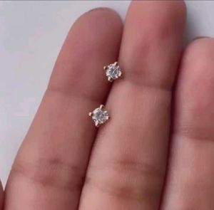 Gold-Tone Stud &amp; Hoop Earring Set