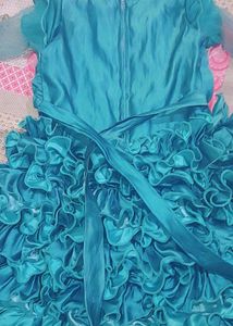 A Barbie Frock For 2-4 Years Girls