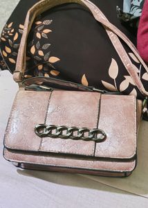 Rose Gold Sling Bag