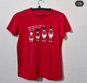 LI-NING COTTON TSHIRT ( red )
