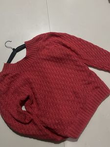 Coral Knit Sweater