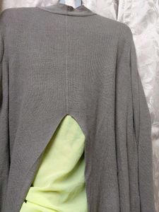 Elegant Grey Cardigan