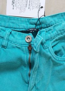 💚Brand New Street9 Green Wide Leg Jeans