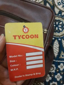 Tycoon Brown Leather Crossbody Bag