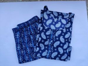 Blue Plazzo Set