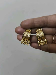 Gold-Toned Guaranteed 1gm Gold Earrings