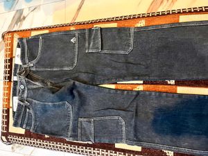 Cargo Pants And Woolen Shirt