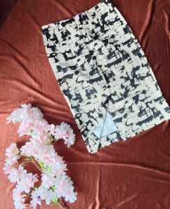 Printed Midi Skirt