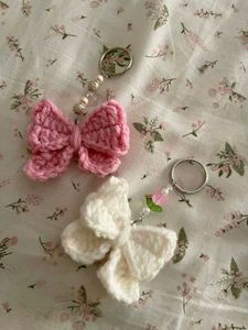 HANDMADE aesthetic bow keychain