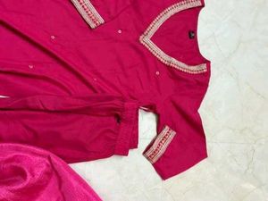 Never Used Kurta Set With Pant And Dupatta