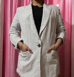 H&M Stripe Blazer