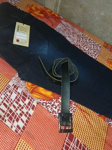 Bushirt Dark Blue Jeans - Size 36