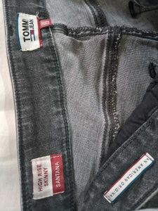 PREMIUM BRAND&#39;S TOMMY New Slim Fit Grey Denim Jean