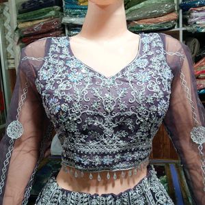 Heavy Embroidery Work Lehenga