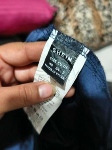 16171. Navy Halter Top