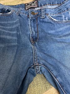 Women’s Blue Distressed Jeans Waist 30inch