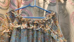 Plad Button Up Dress