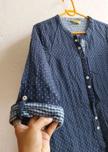 Navy Blue Kurta