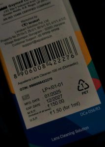 This Is Lens Cleaner  By- aqualens (Lenskart)