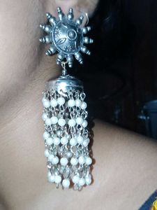 Pearl Jhumka Earrings