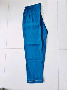 new cyan kurta pant set for women
