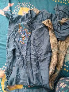 Dark Grey Beautiful Yufta Dress