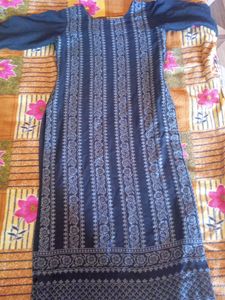 Black Kurta Set With Dupatta